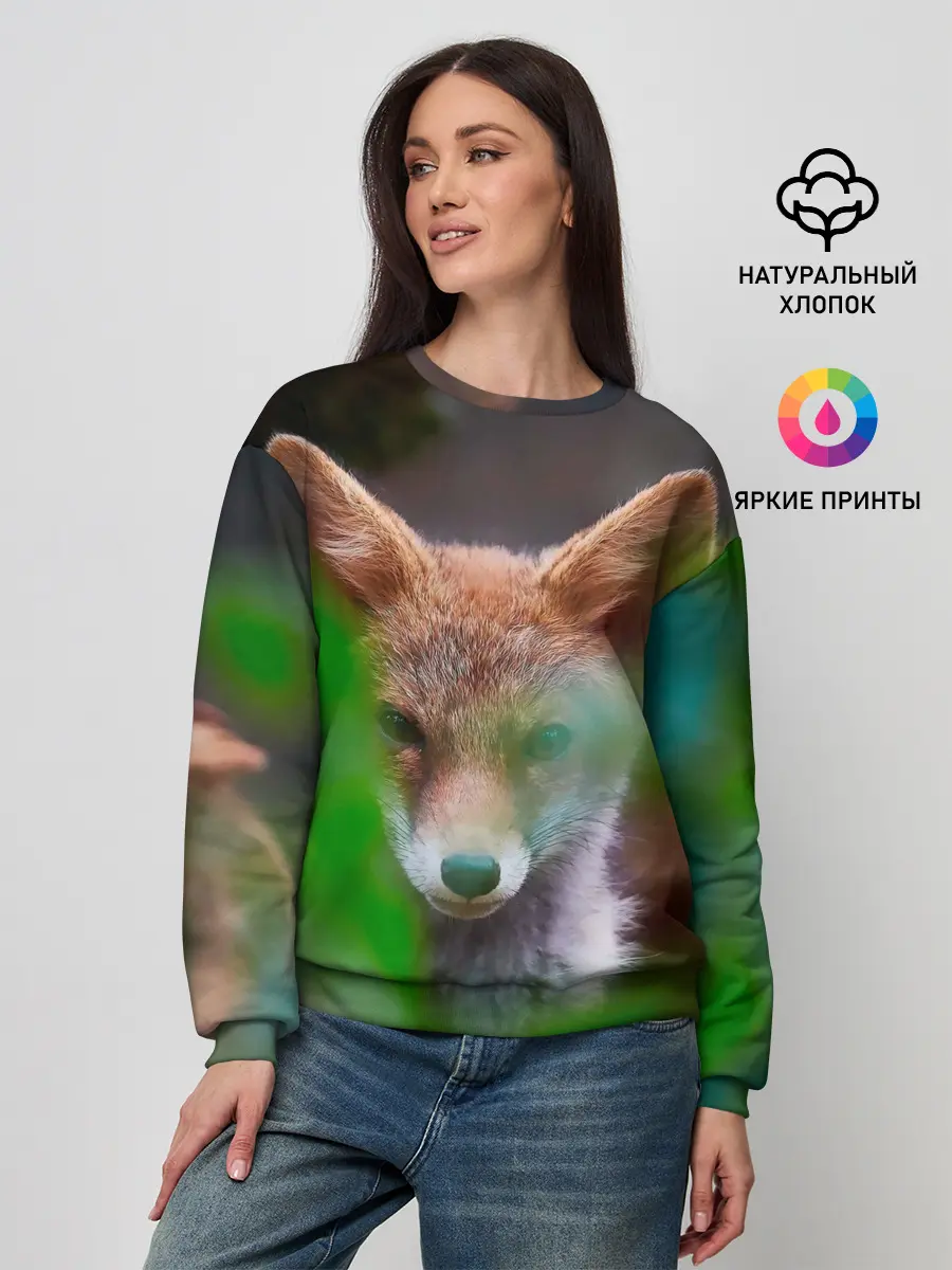 Женский свитшот / Лисичка