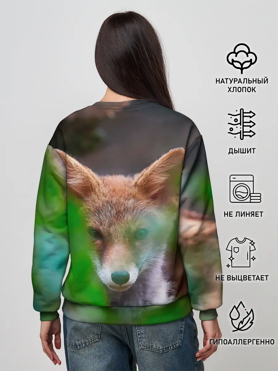 Женский свитшот / Лисичка