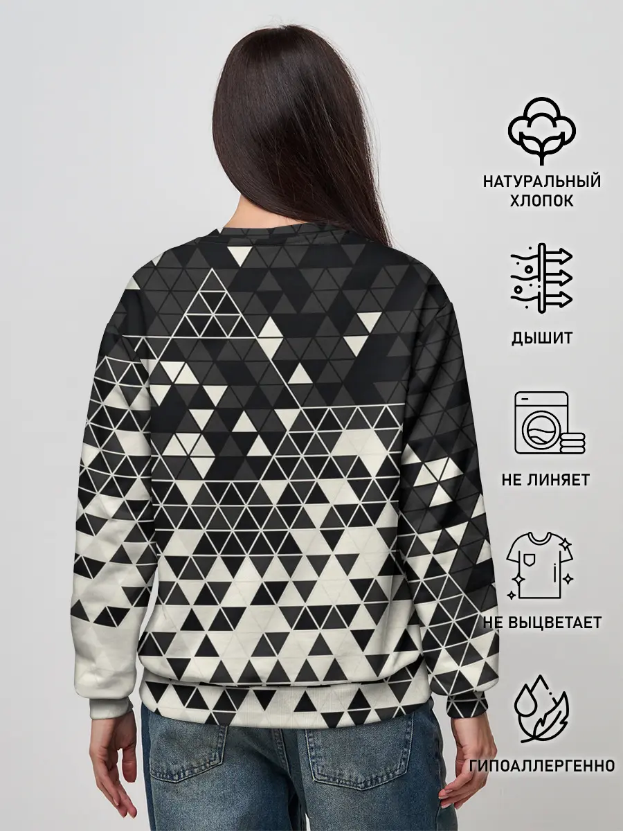 Женский свитшот / Абстракция