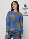 Женский свитшот / Denim Patchwork