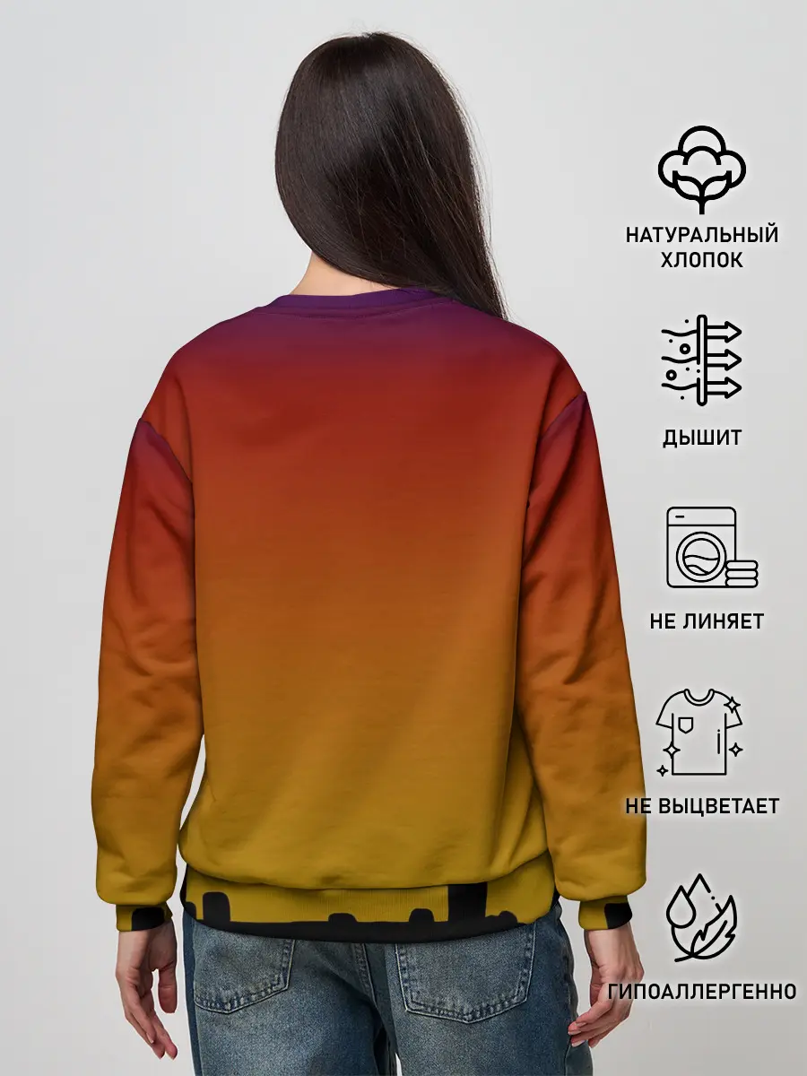 Женский свитшот / СИРЕНОГОЛОВЫЙ | МОНСТР