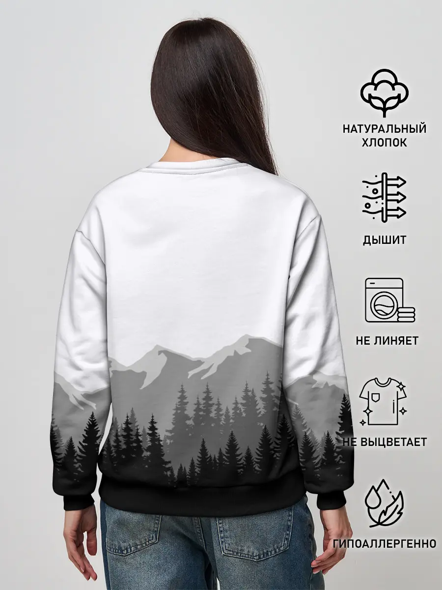 Женский свитшот / SIREN HEAD | DARK FOREST