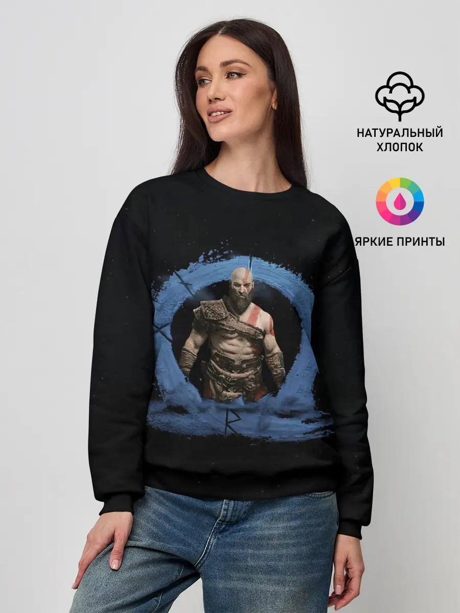 Женский свитшот / God of war | Ragnarok