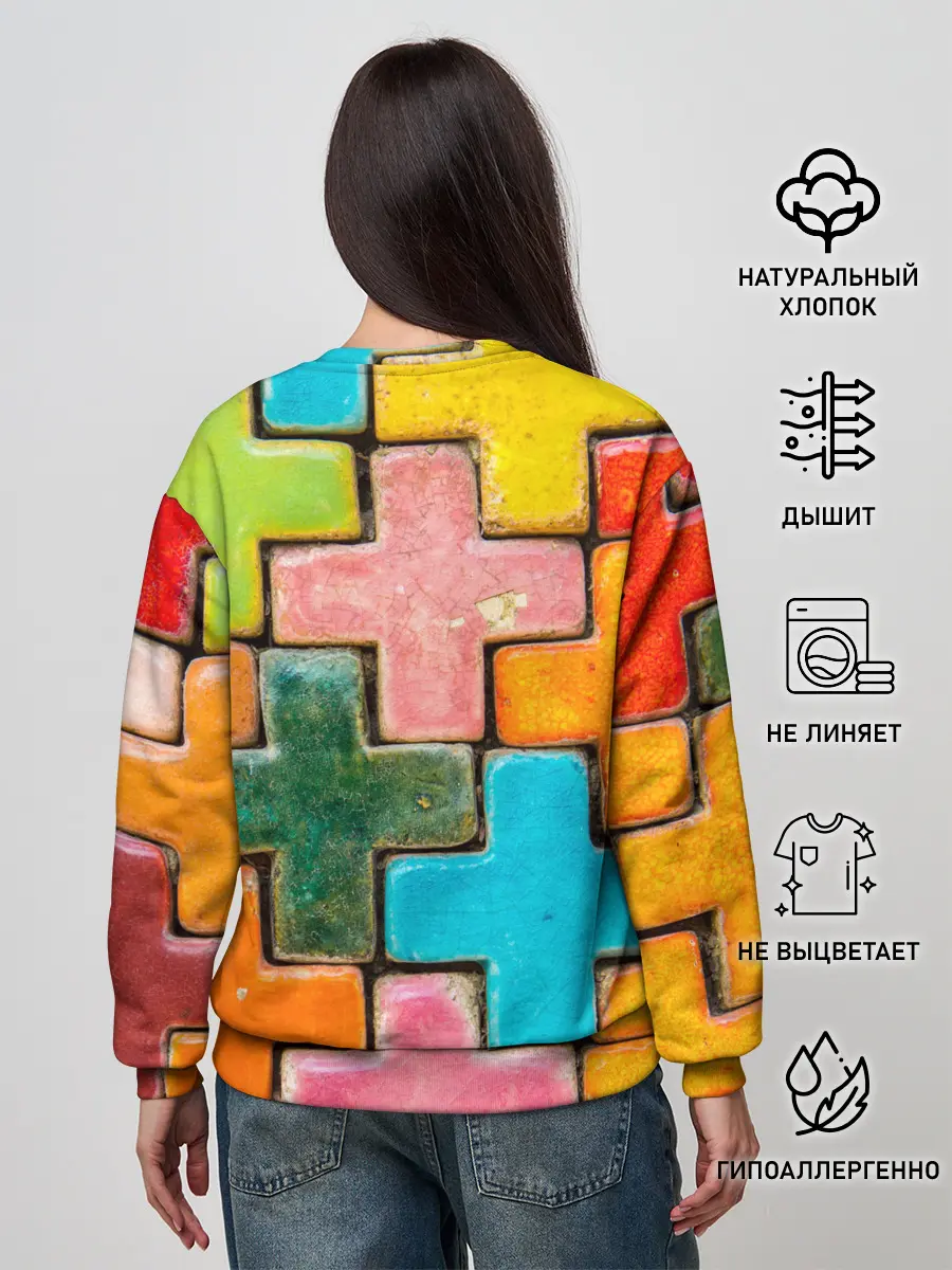 Женский свитшот / Крестик