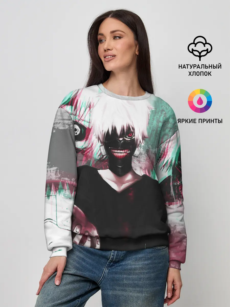 Женский свитшот / Полугуль Канеки