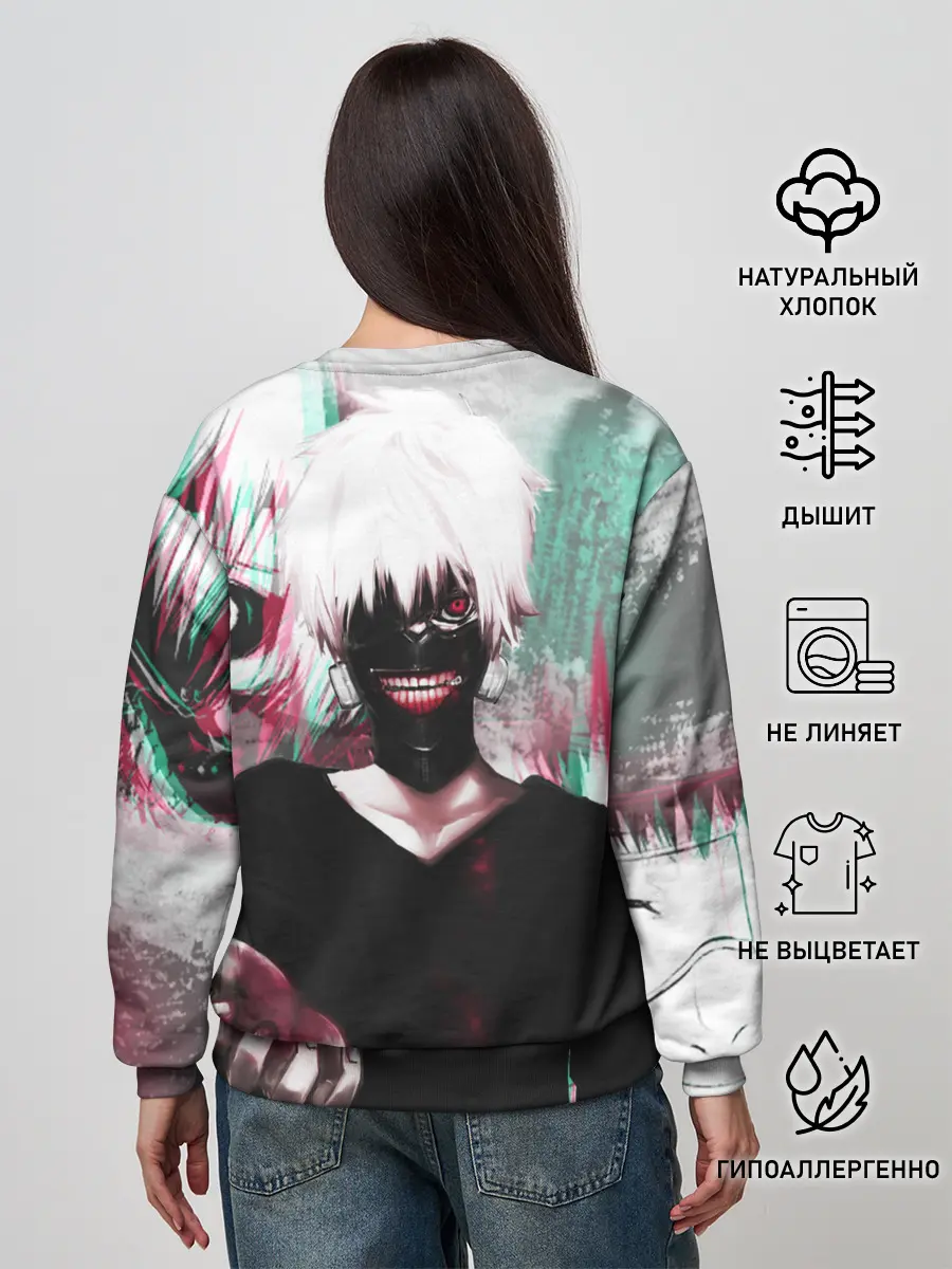 Женский свитшот / Полугуль Канеки