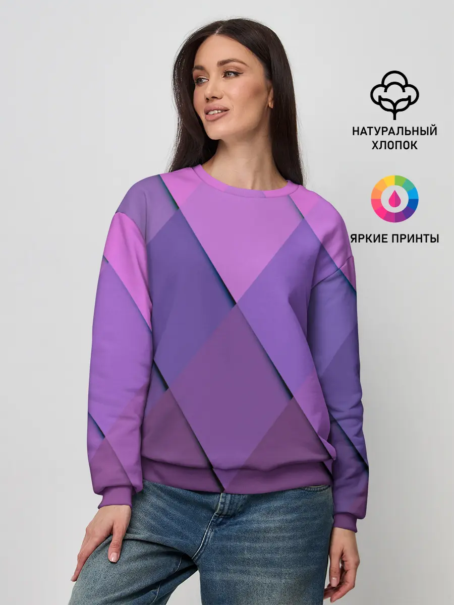 Женский свитшот / Спортивный ромб