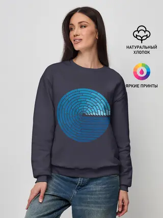 Женский свитшот / Ocean. Mosaik
