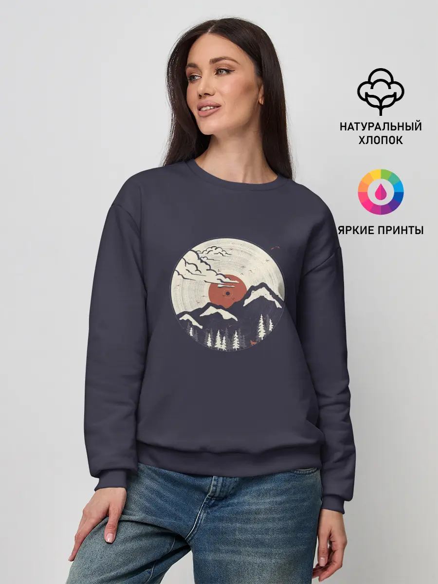 Женский свитшот / Mountain. Vinyl Record