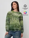 Женский свитшот / луг белых колокольциков