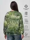 Женский свитшот / луг белых колокольциков