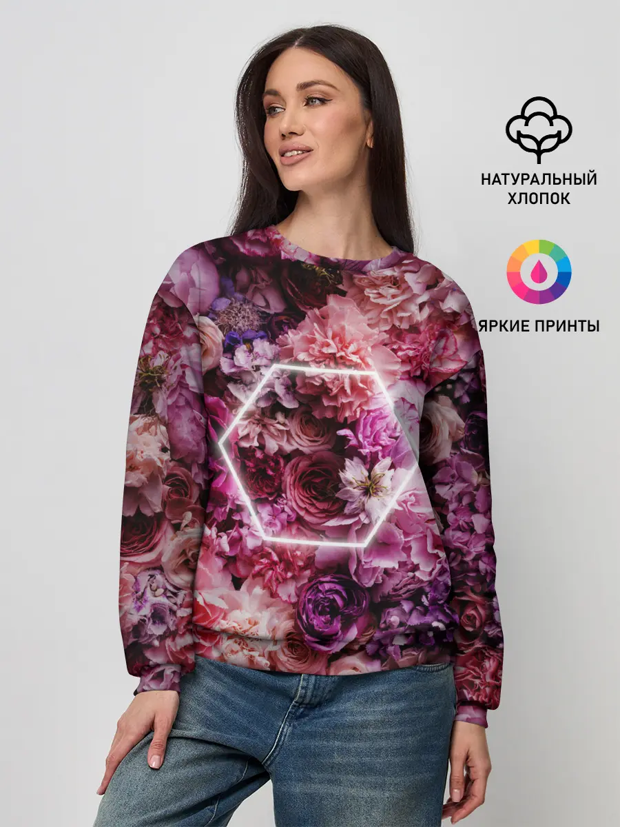 Женский свитшот / ROSE | РОЗЫ