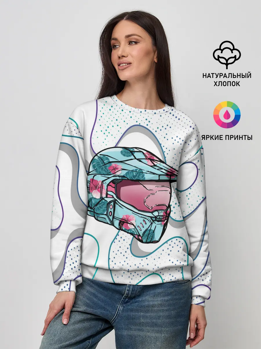 Женский свитшот / Flowers of Spartan