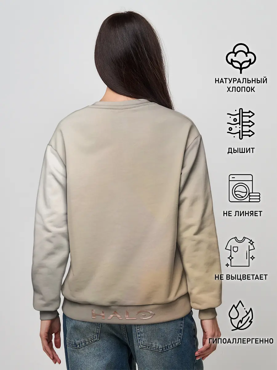 Женский свитшот / Spartan in hell | Halo