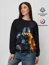 Женский свитшот / Halo x Battlefield
