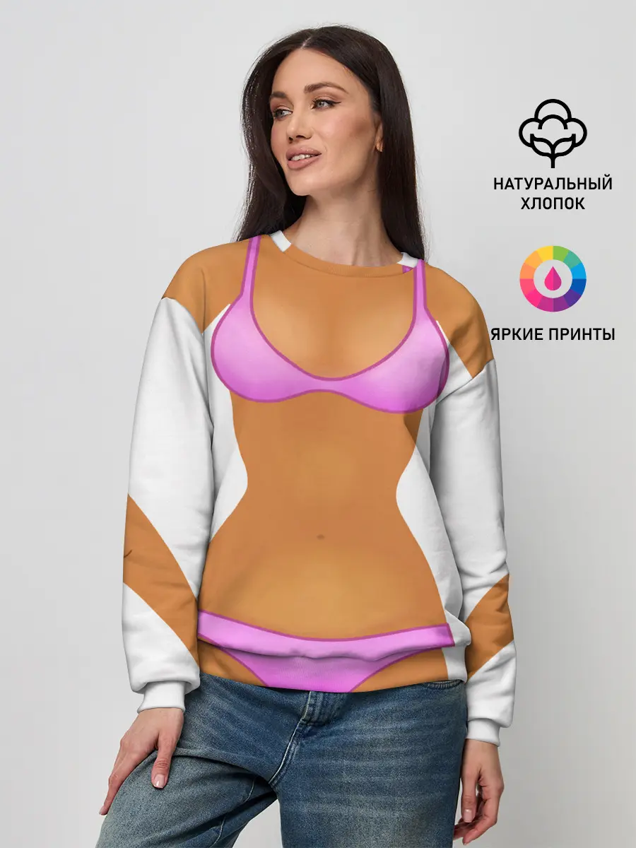 Женский свитшот / Tanned body