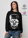 Женский свитшот / Скетч Черепа