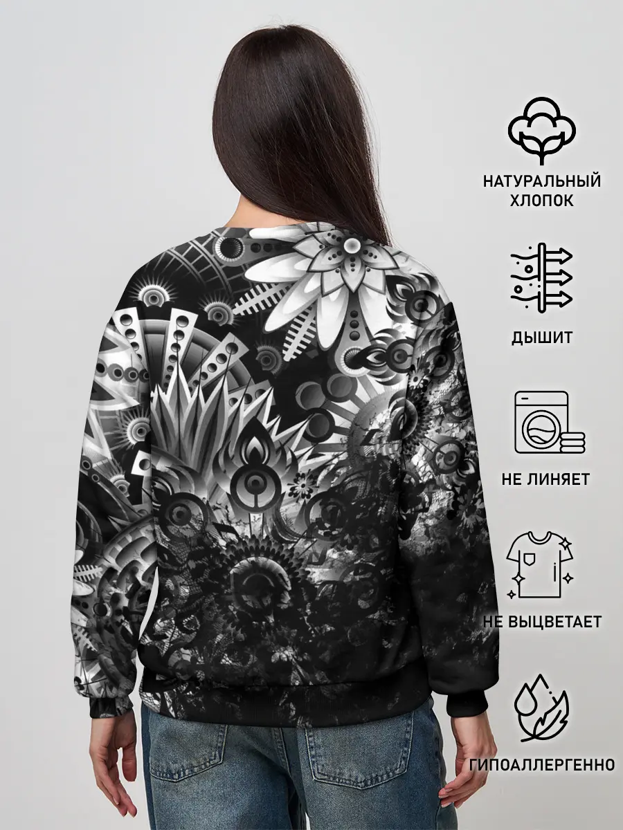 Женский свитшот / Floral Pattern