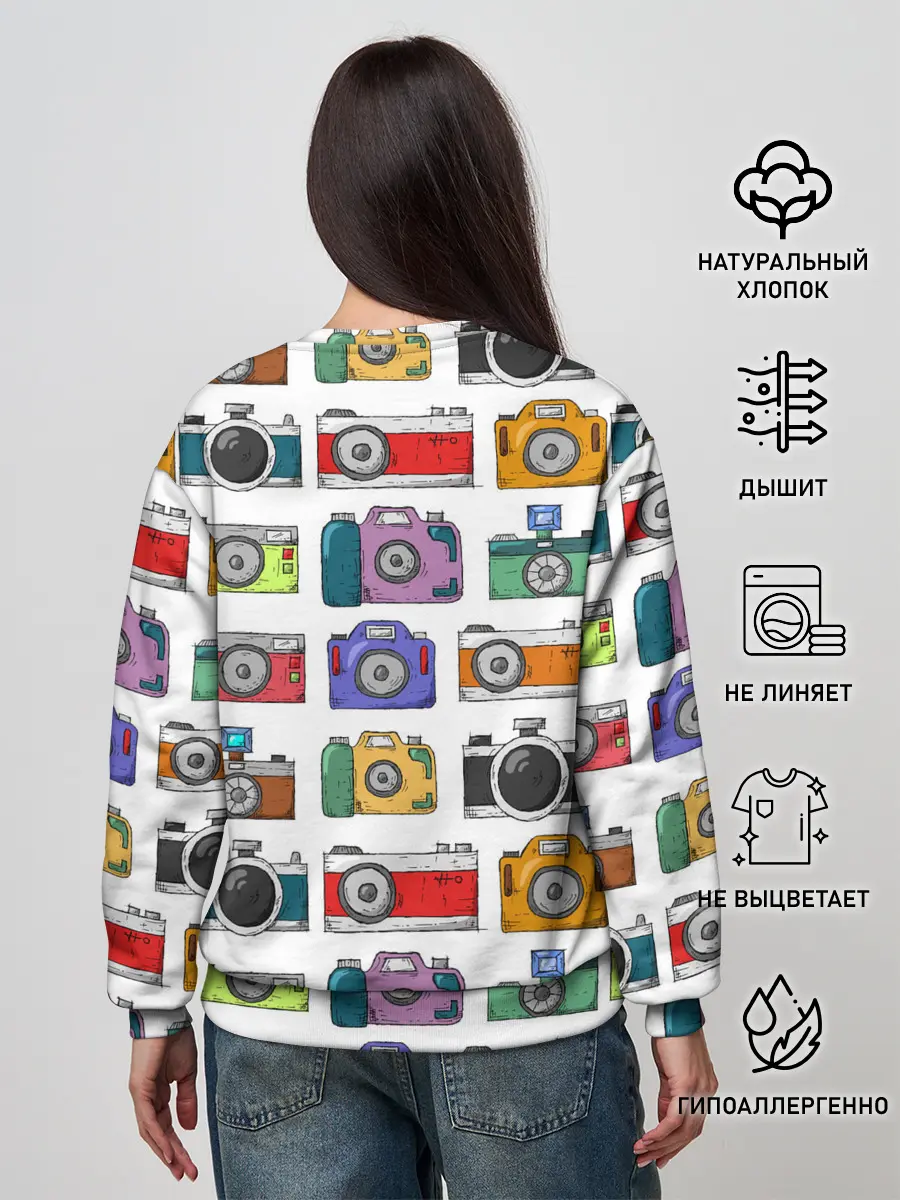 Женский свитшот / Фотоаппараты