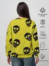 Женский свитшот / Yellow Skulls