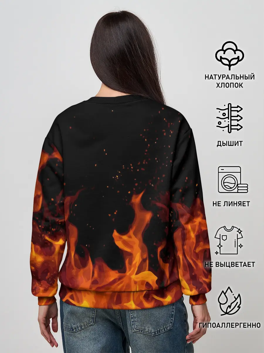 Женский свитшот / СЕКТОР ГАЗА FIRE