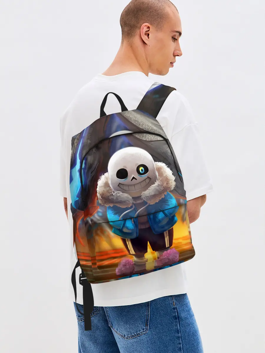 Рюкзак джинсовый / UNDERTALE | АНДЕРТЕЙЛ