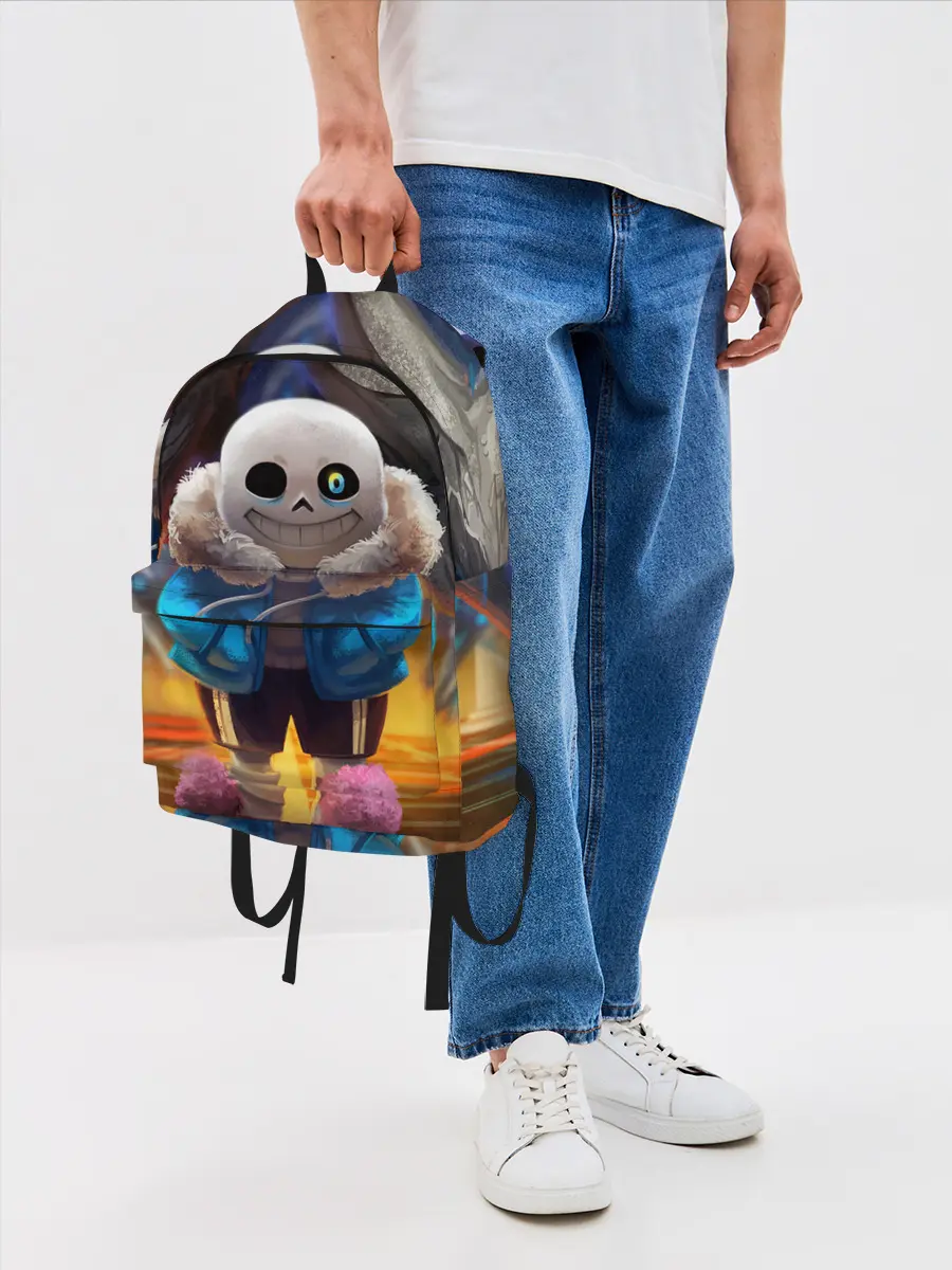 Рюкзак джинсовый / UNDERTALE | АНДЕРТЕЙЛ