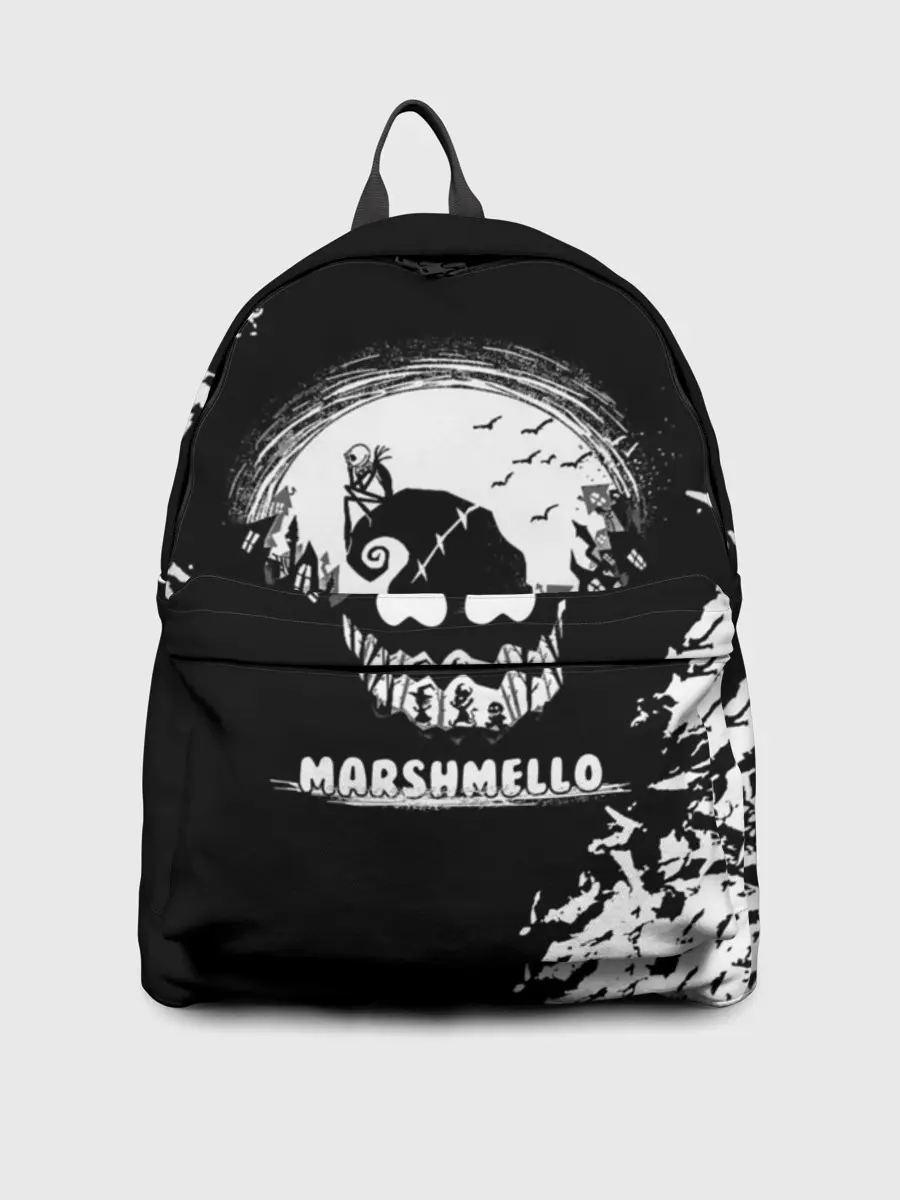 Рюкзак джинсовый / Marshmello Кошмар