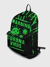 Рюкзак джинсовый / Warning Coronavirus