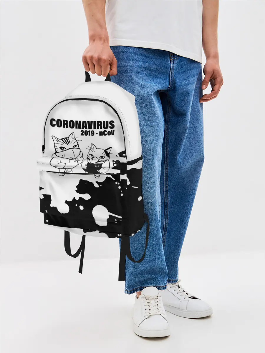 Рюкзак джинсовый / Coronavirus 2019 - nCoV
