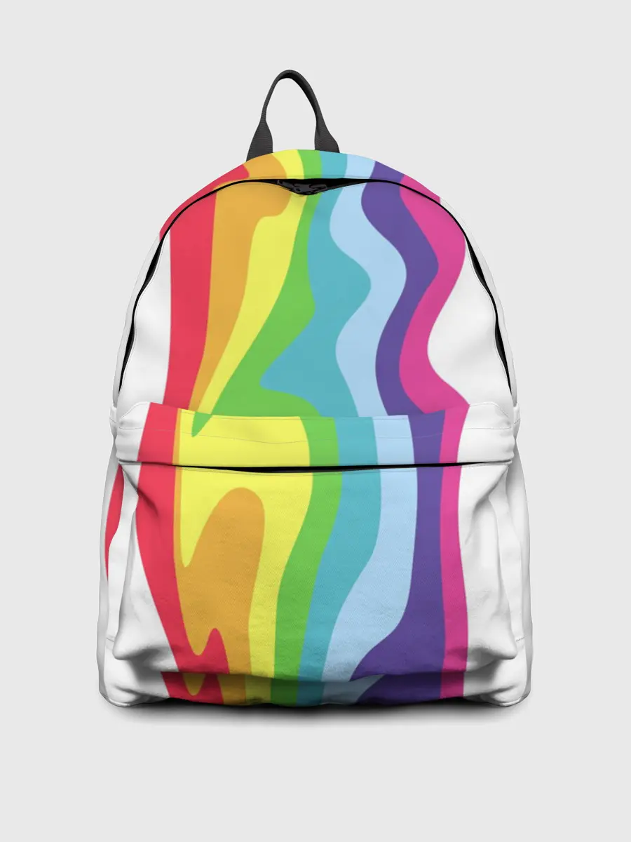 Рюкзак джинсовый / Радуга