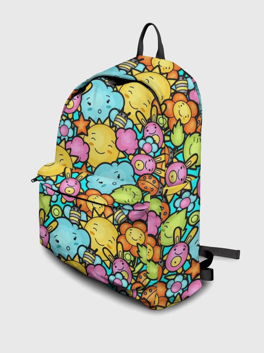 Рюкзак джинсовый / Облачко Солнышко