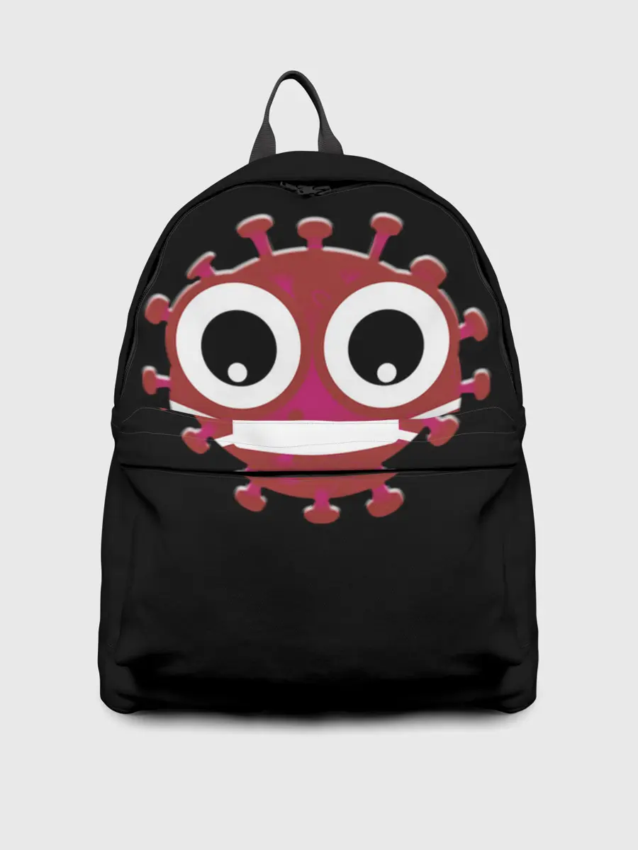 Рюкзак джинсовый / Вирус в маске