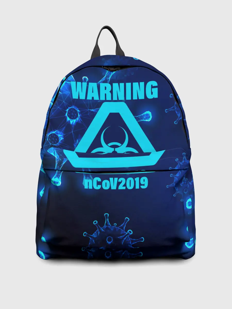 Рюкзак джинсовый / Warning nCoV2019