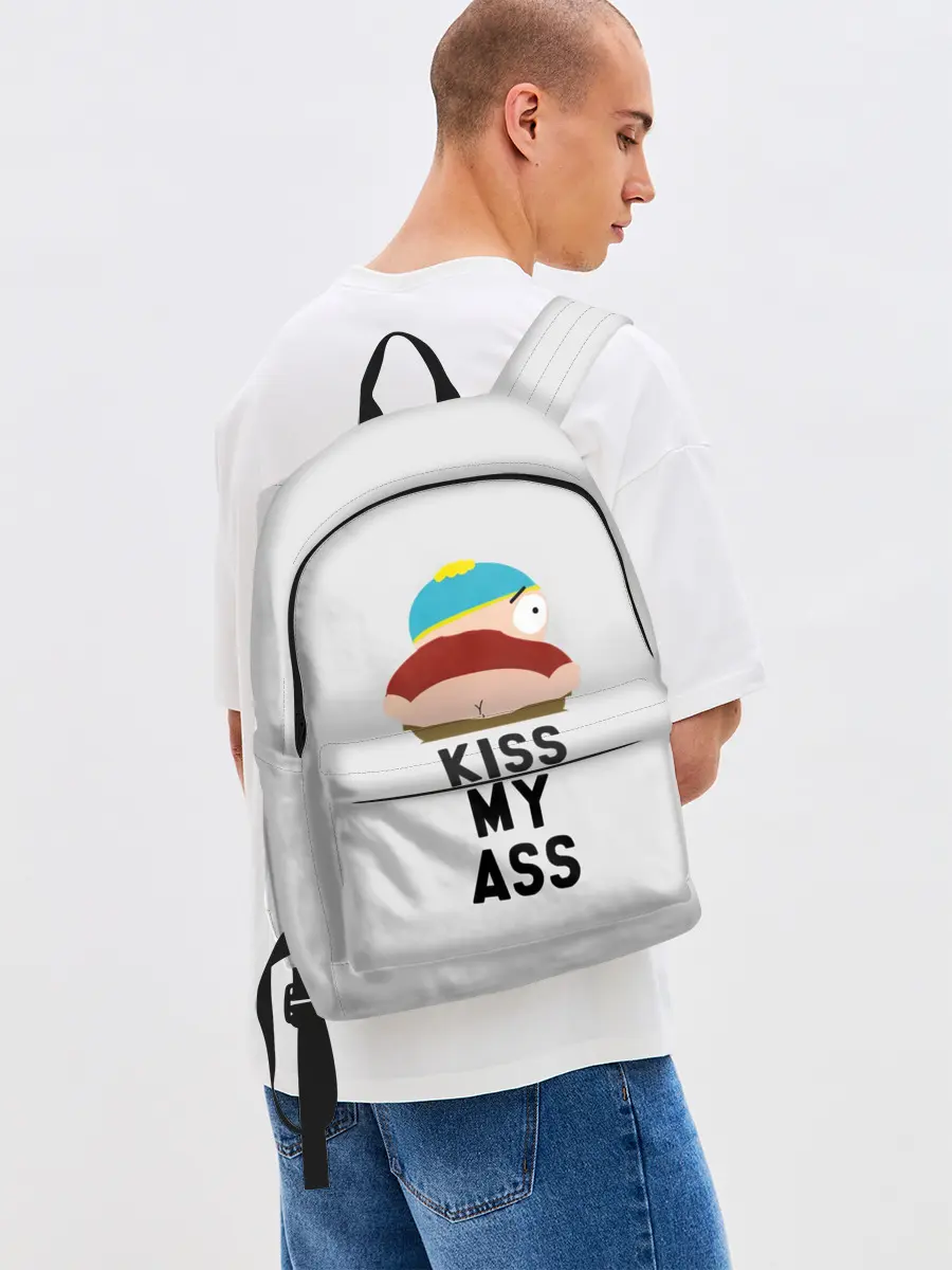 Рюкзак джинсовый / Kiss My Ass