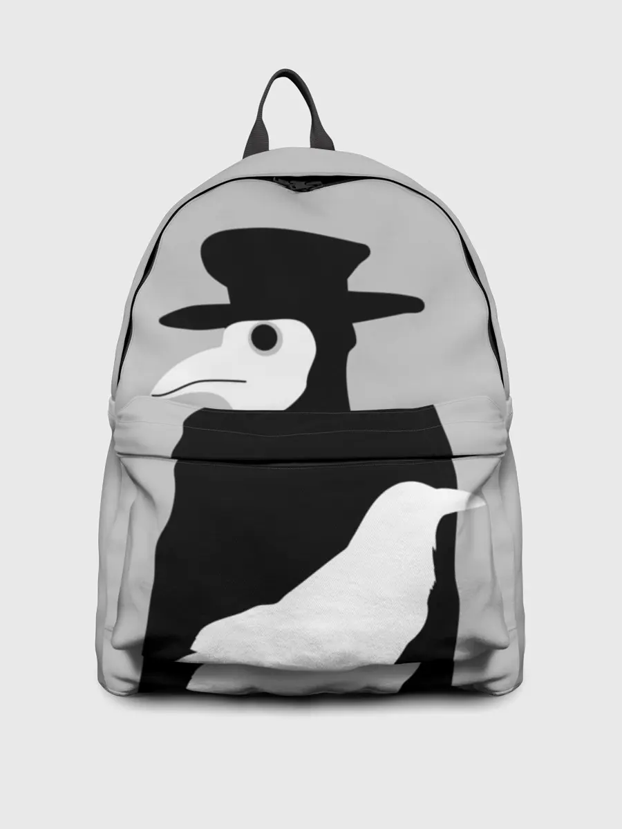 Рюкзак джинсовый / Чумной доктор