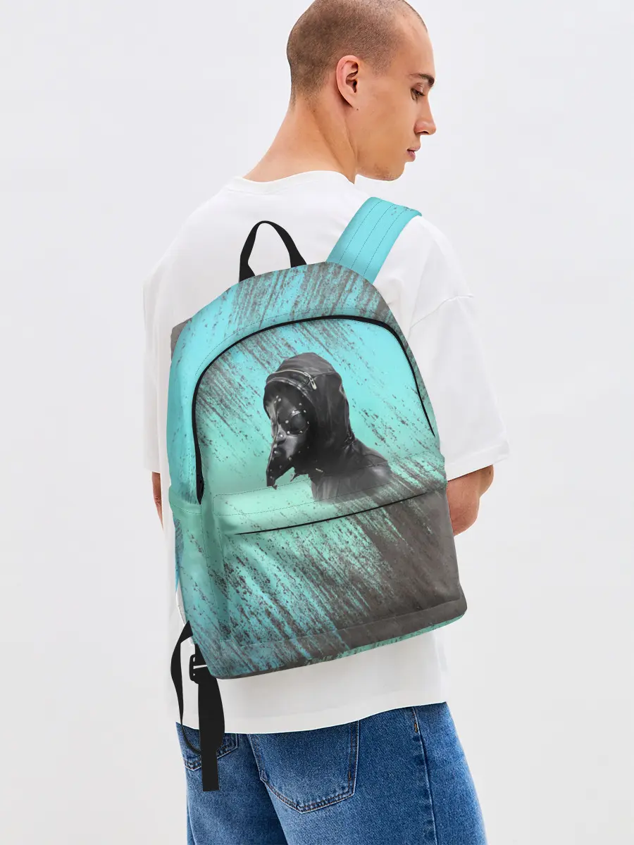 Рюкзак джинсовый / Чумной доктор