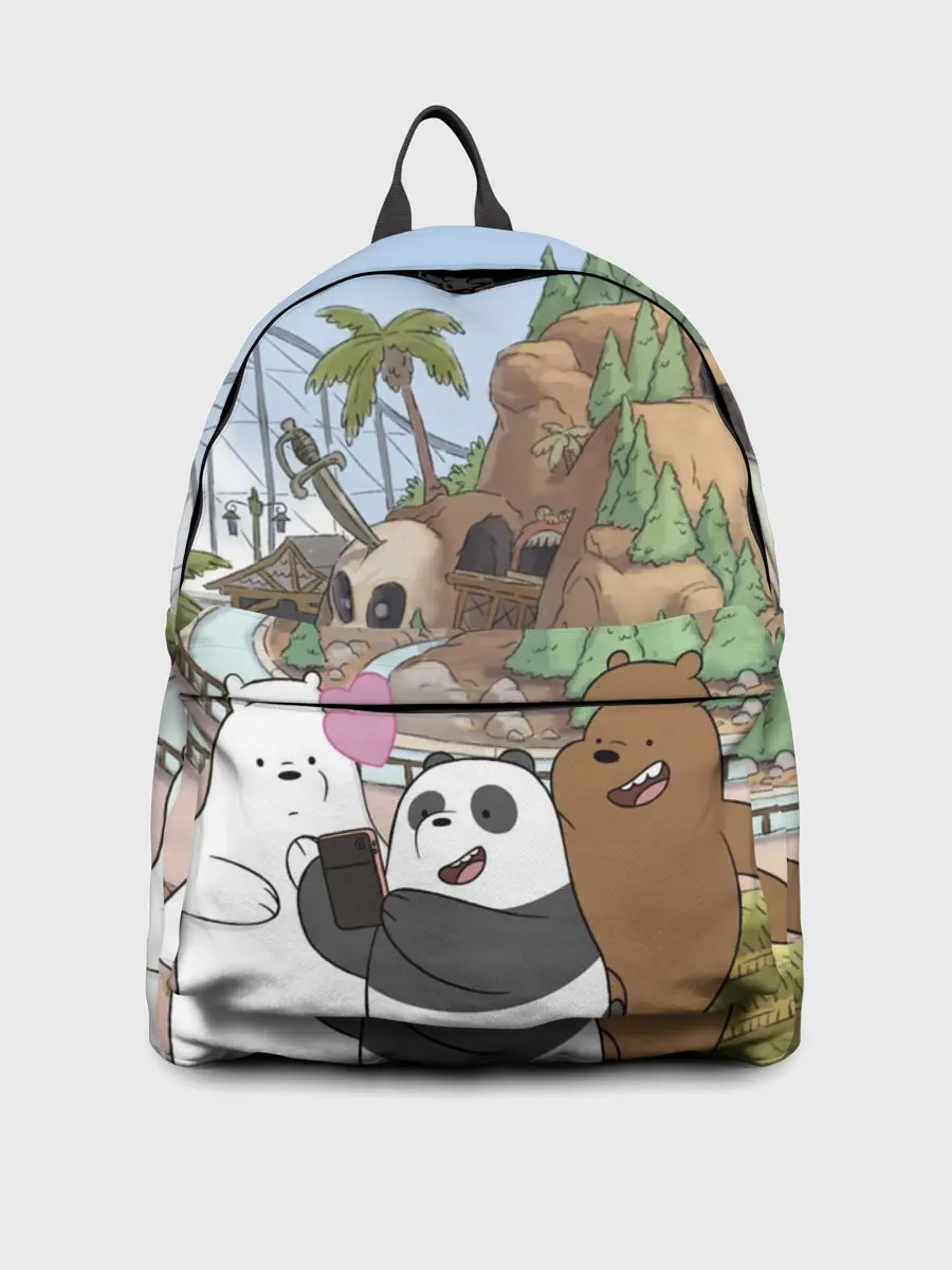 Рюкзак джинсовый / Вся правда о медведях. Селфи