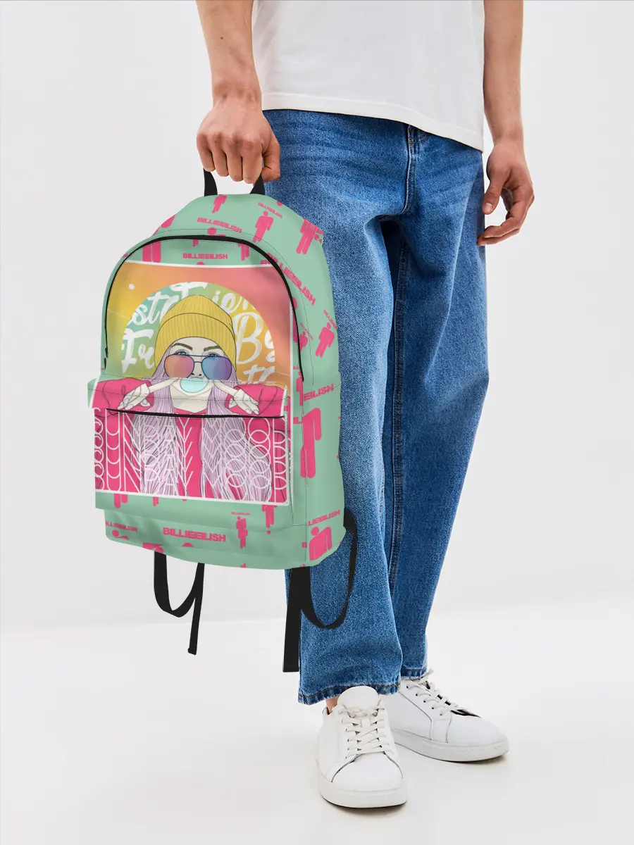 Рюкзак джинсовый / Billie Eilish