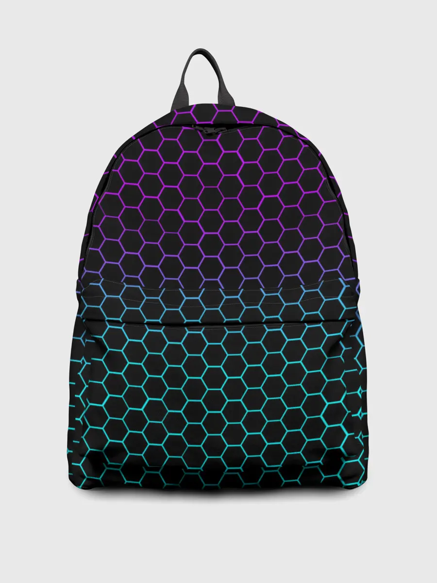 Рюкзак джинсовый / НЕОНОВЫЕ СОТЫ