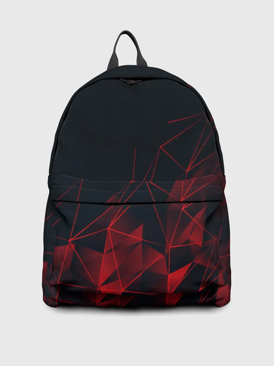 Рюкзак джинсовый / RED STRIPES | КРАСНАЯ ГЕОМЕТРИЯ