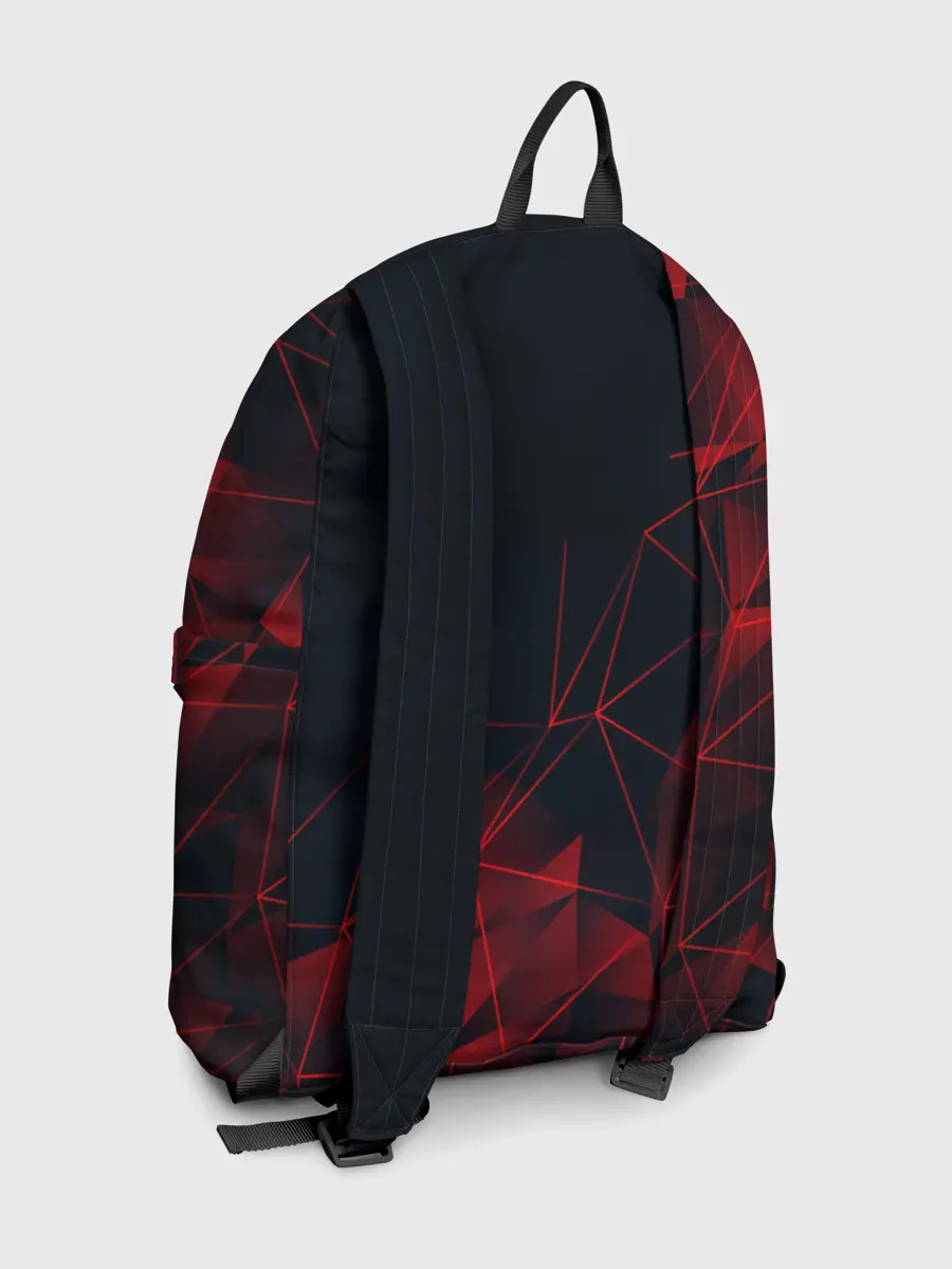 Рюкзак джинсовый / RED STRIPES | КРАСНАЯ ГЕОМЕТРИЯ