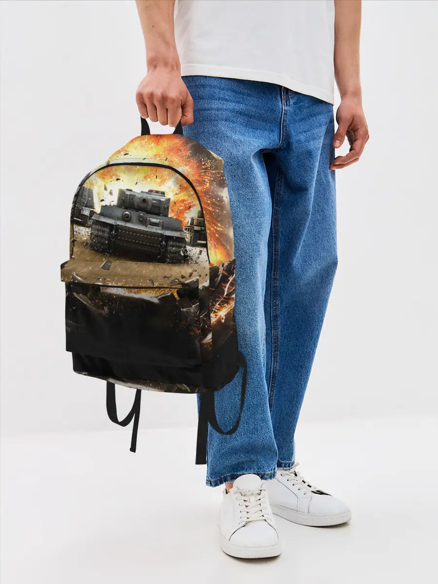 Рюкзак джинсовый / ТАНКИ