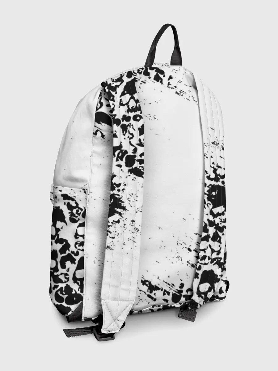 Рюкзак джинсовый / БЕЛЫЕ ЧЕРЕПА | WHITE SKULLS