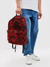 Рюкзак джинсовый / RED MILITARY | КРАСНЫЙ КАМУФЛЯЖ