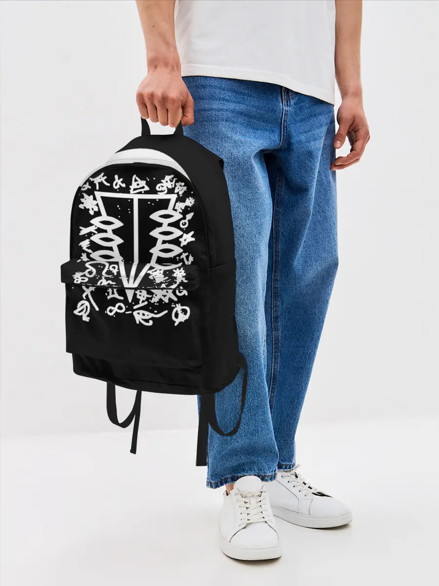 Рюкзак джинсовый / Символы