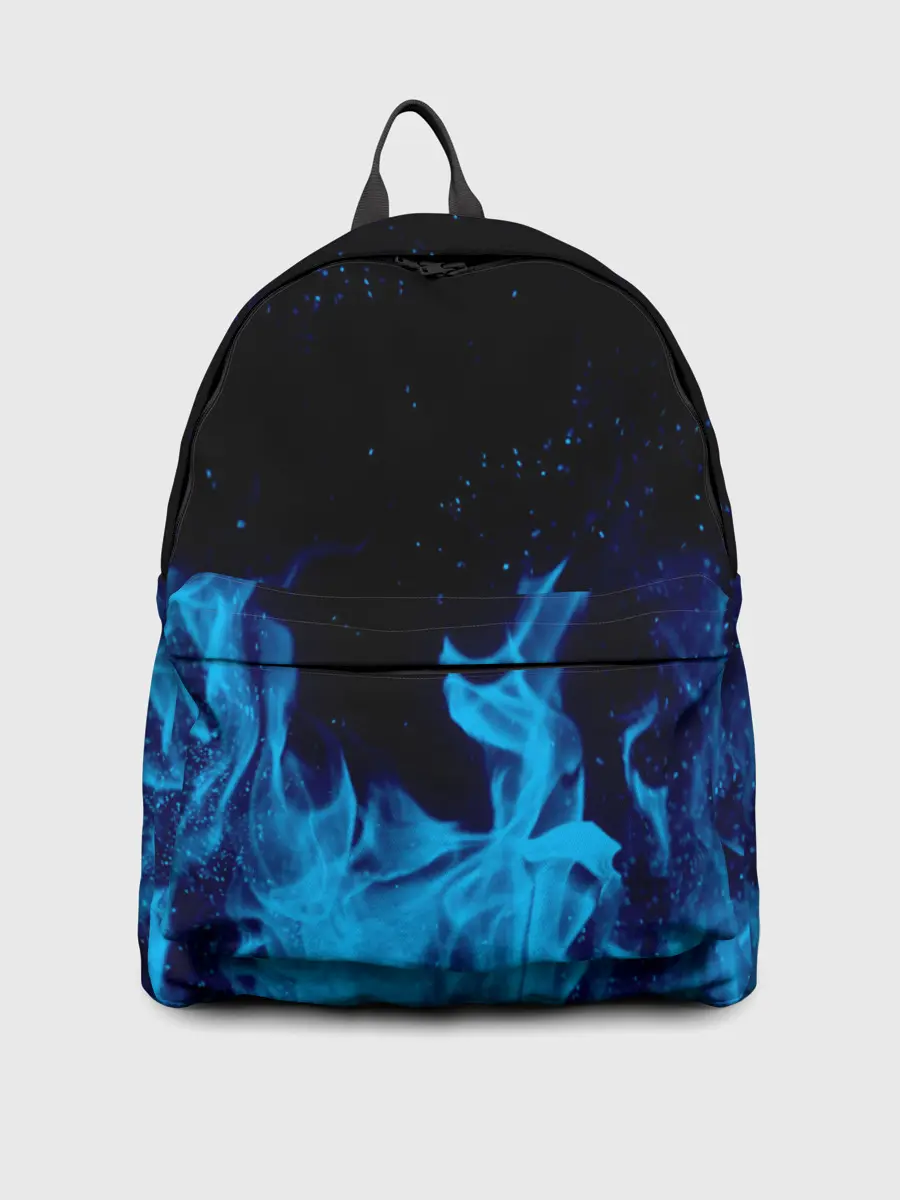 Рюкзак джинсовый / СИНИЙ ОГОНЬ | BLUE FIRE