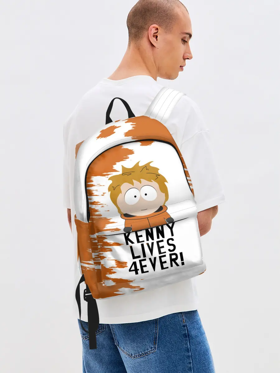 Рюкзак джинсовый / Кенни вечно живой!