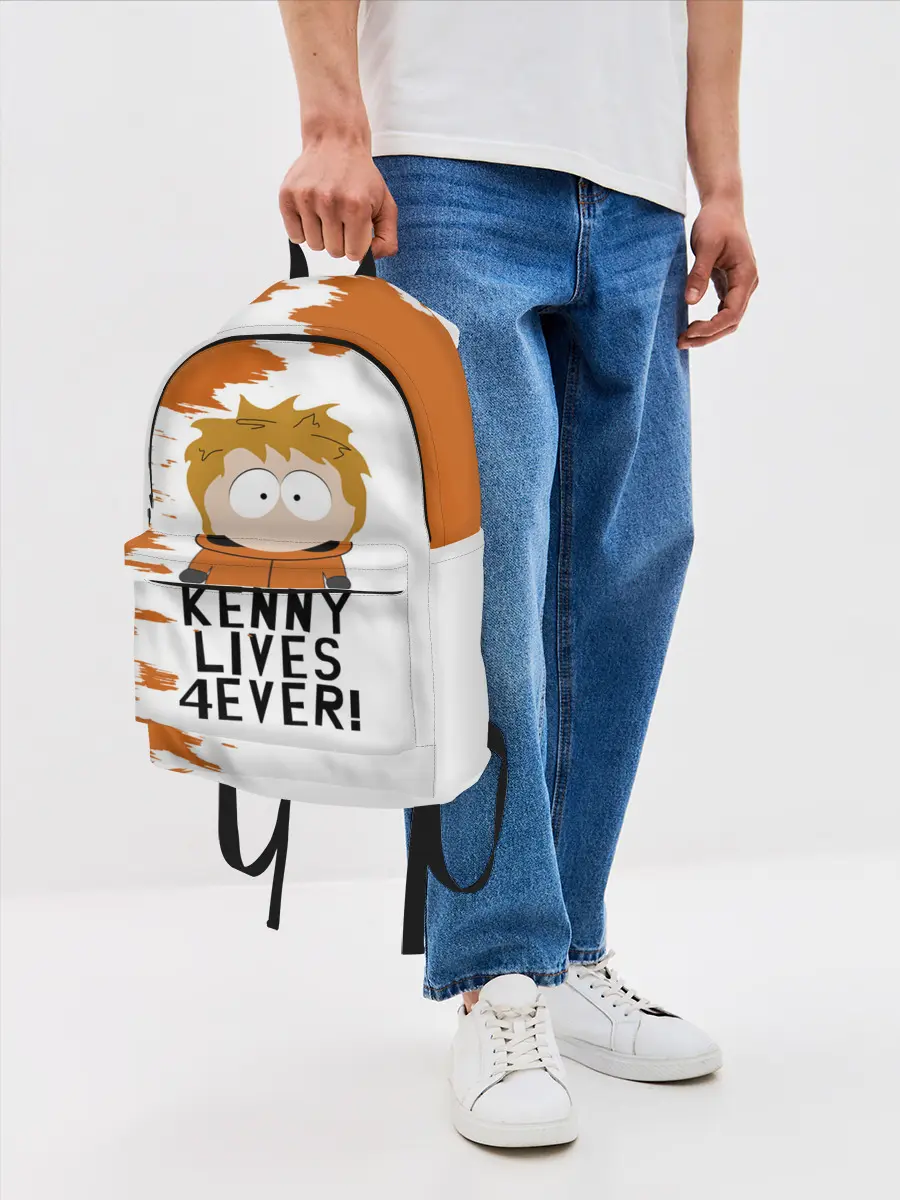 Рюкзак джинсовый / Кенни вечно живой!