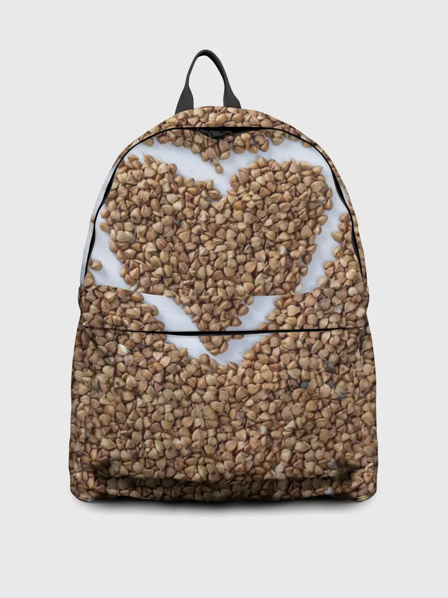 Рюкзак джинсовый / i love гречка